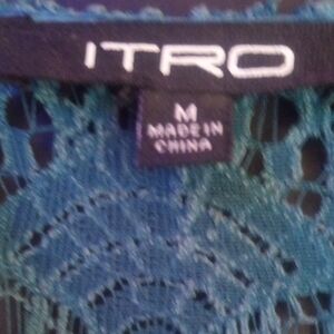 ITRO Teal Lace Top